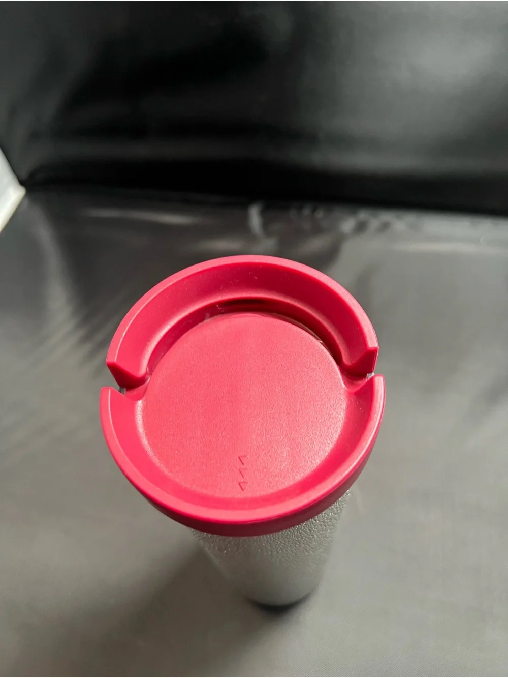 Starbucks 16oz Stainless Steel Textured Insulated Tumbler with Burgundy Lid